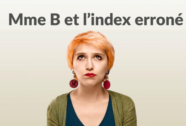 Vidéo de Madame B et l'index erroné